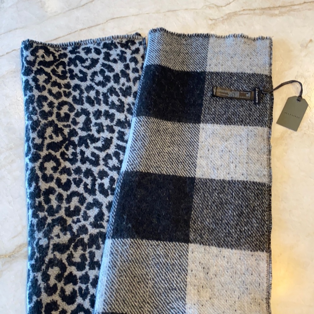 All Saints wool scarf